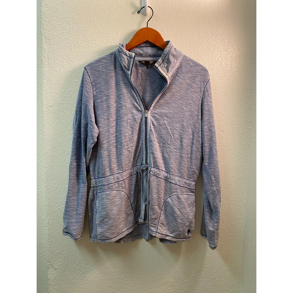 tommy bahama womens blue 100% cotton long sleeve lounge sweatshirt size S